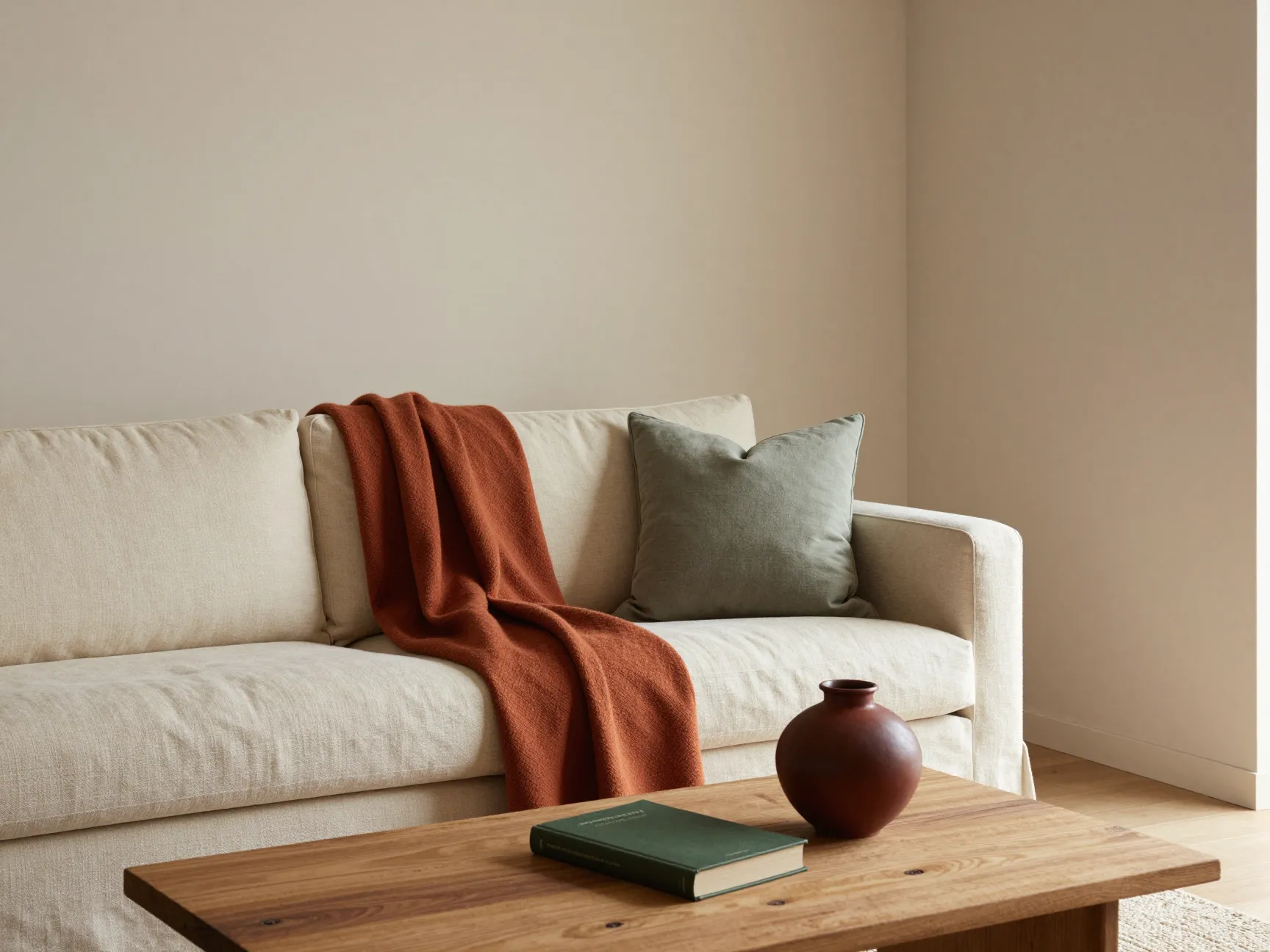 Build your palette around the 60 30 10 earth tone rule