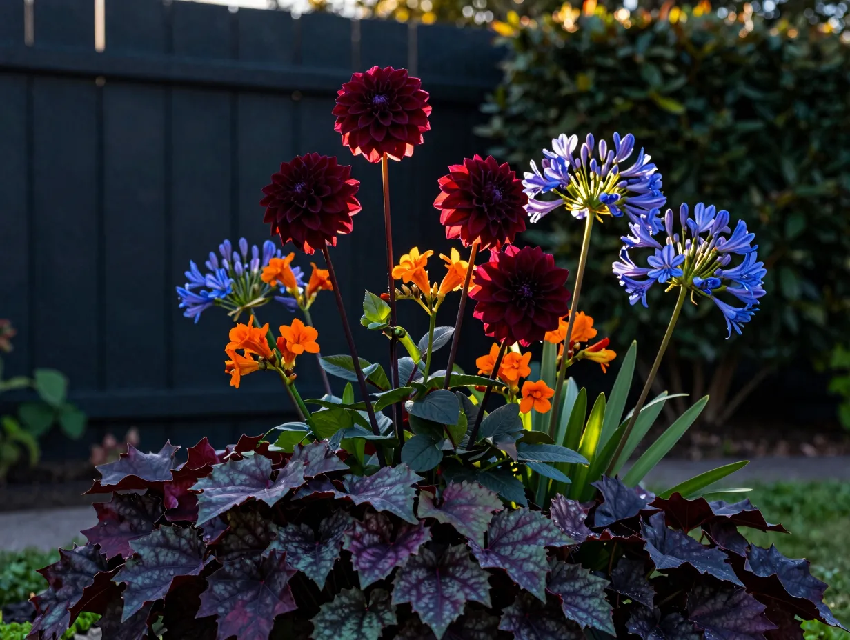 Jewel tone drama for maximum visual impact