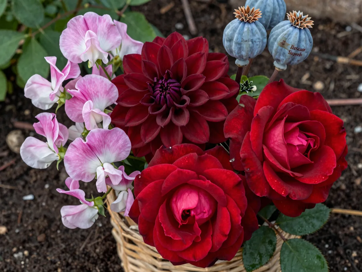 Heritage biodynamic and ancestral flower beds