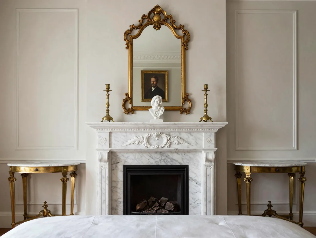 Add a statement fireplace or focal wall feature