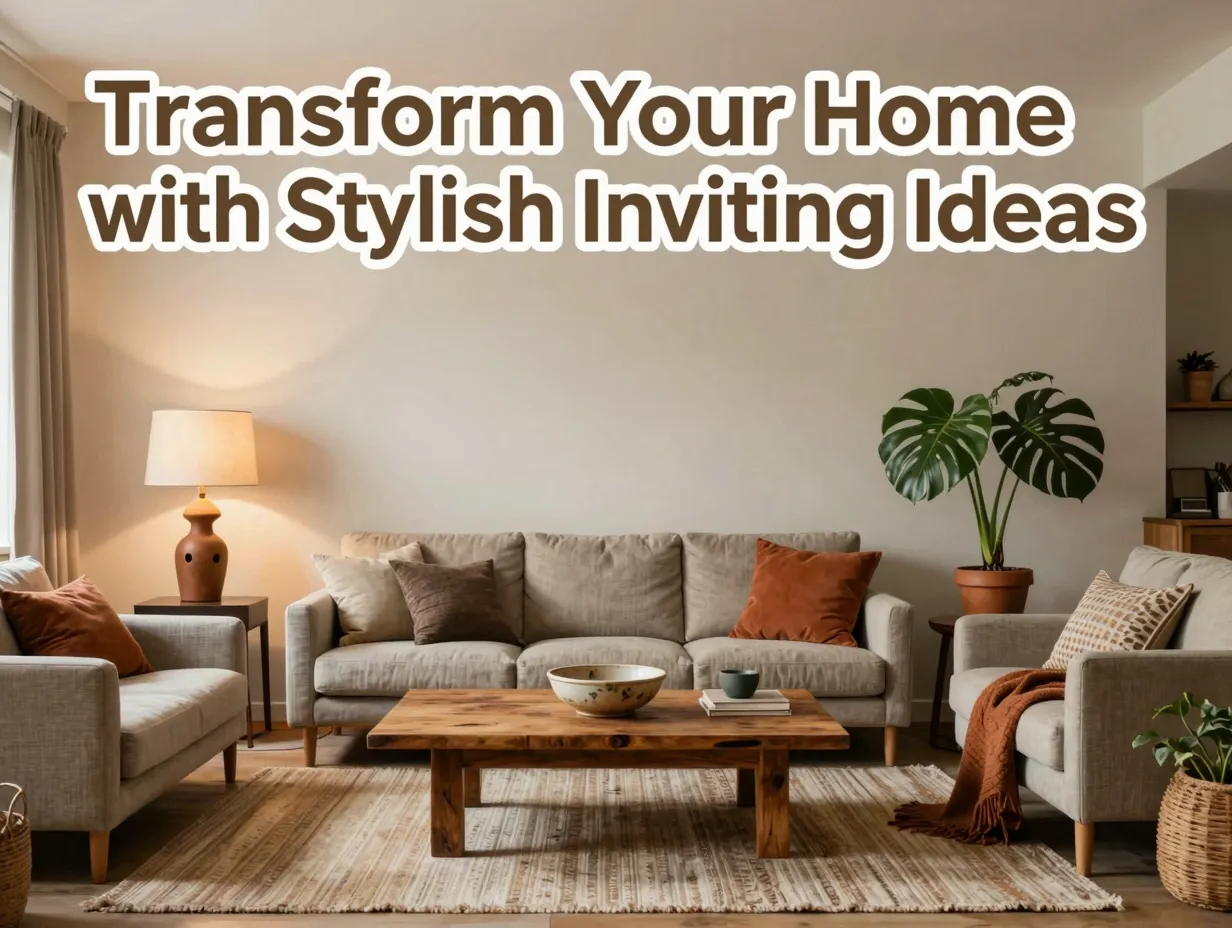 Transform your home with stylish inviting ideas