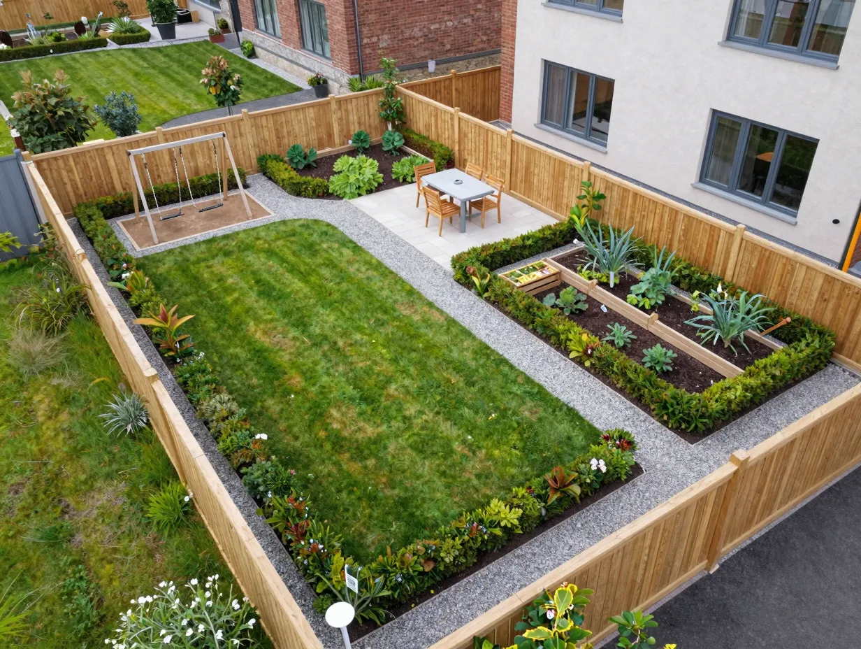 Zone your garden into distinct rooms