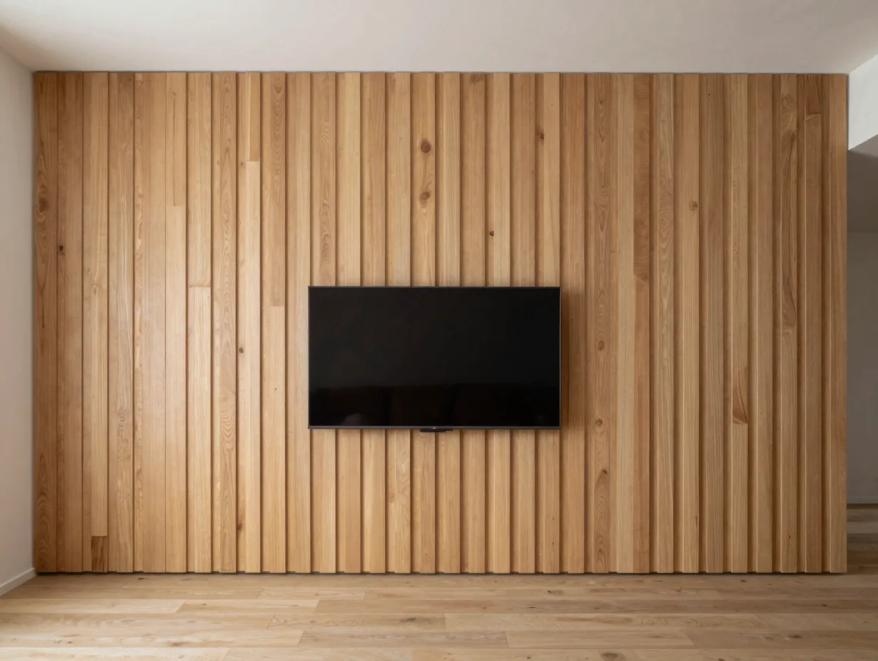 Fluted panels for vertical elegance