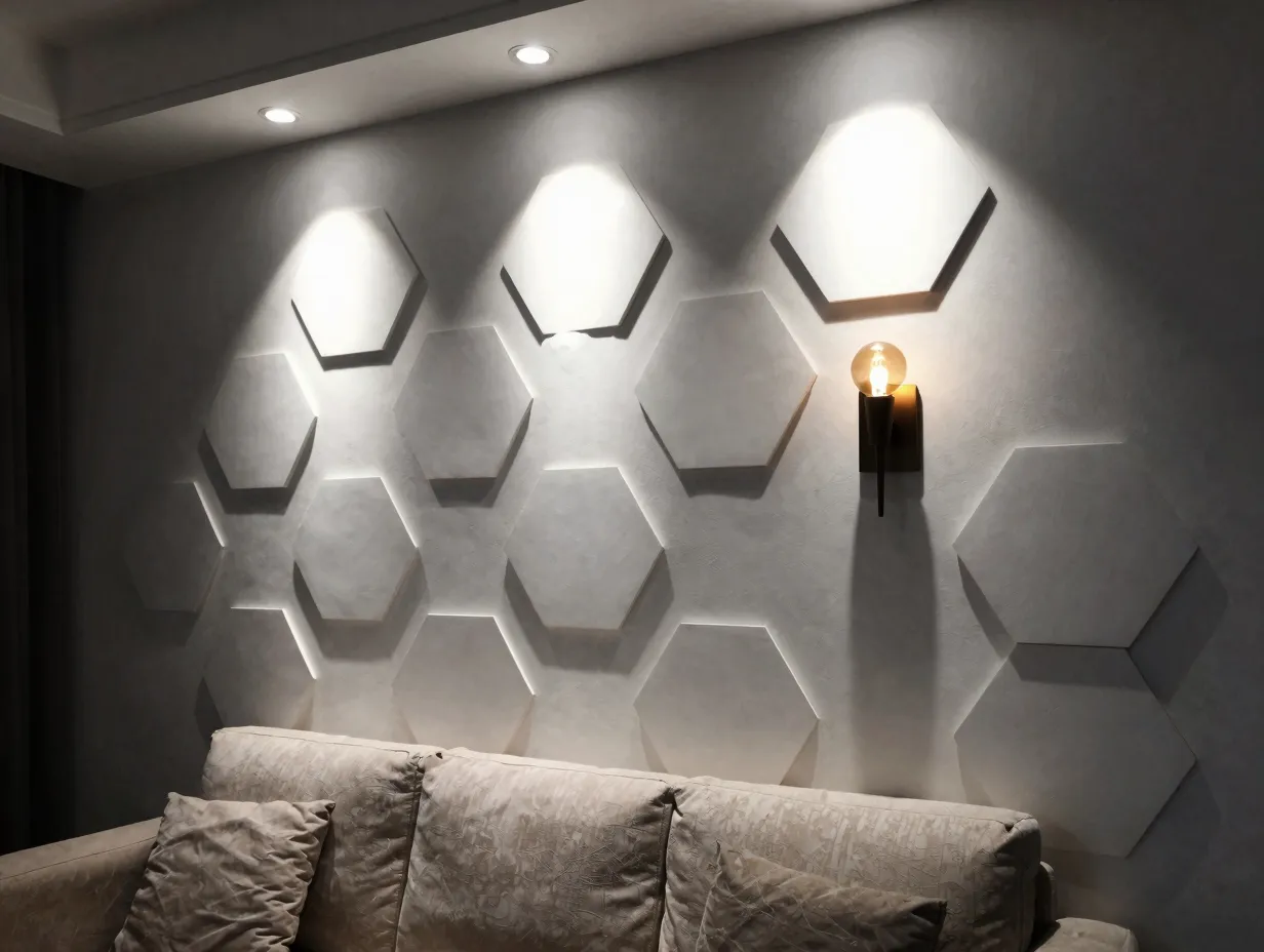 Geometric 3d panels for artistic drama