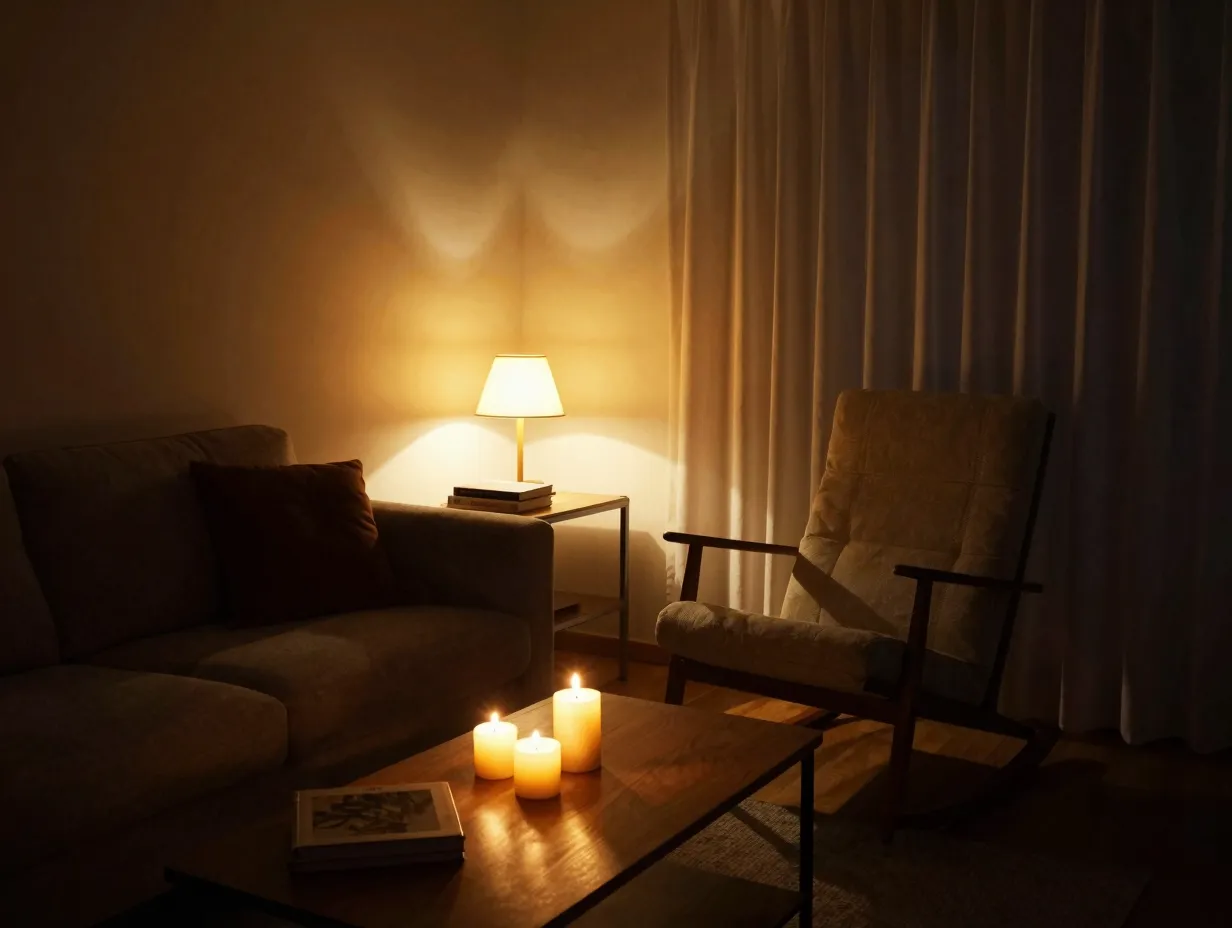 Layer your lighting for instant atmosphere