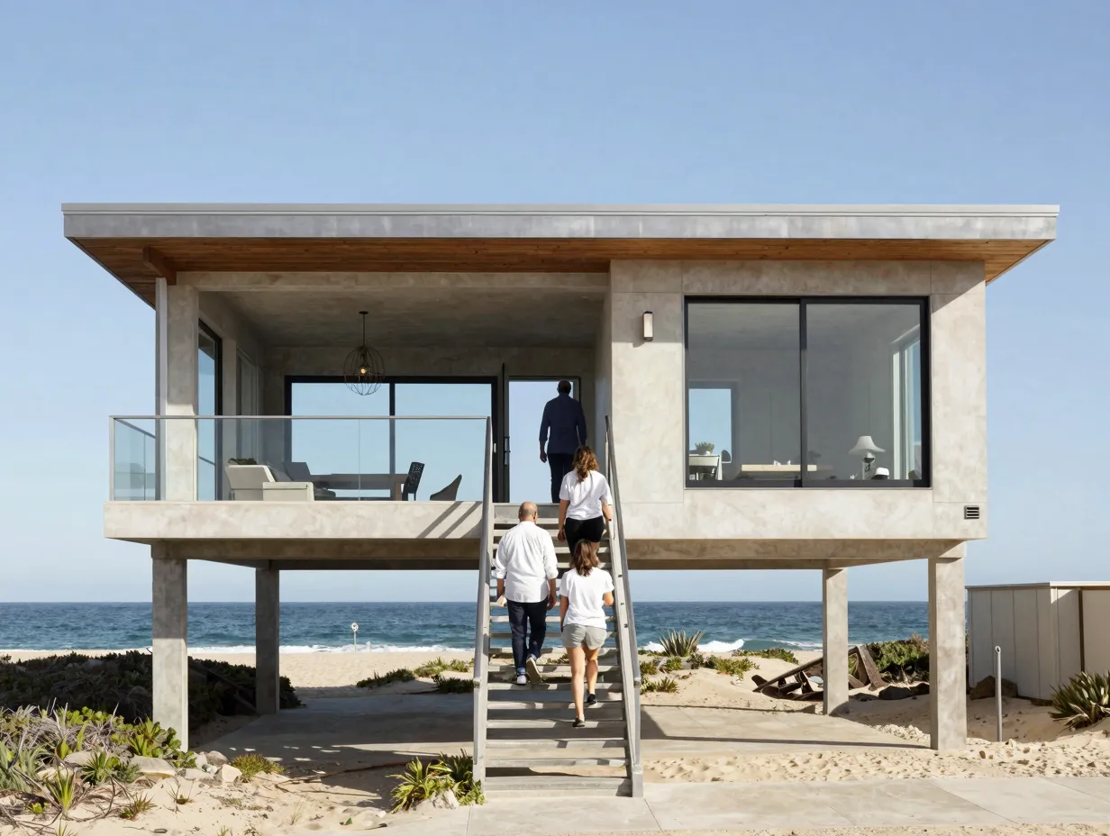 The coastal contemporary residence
