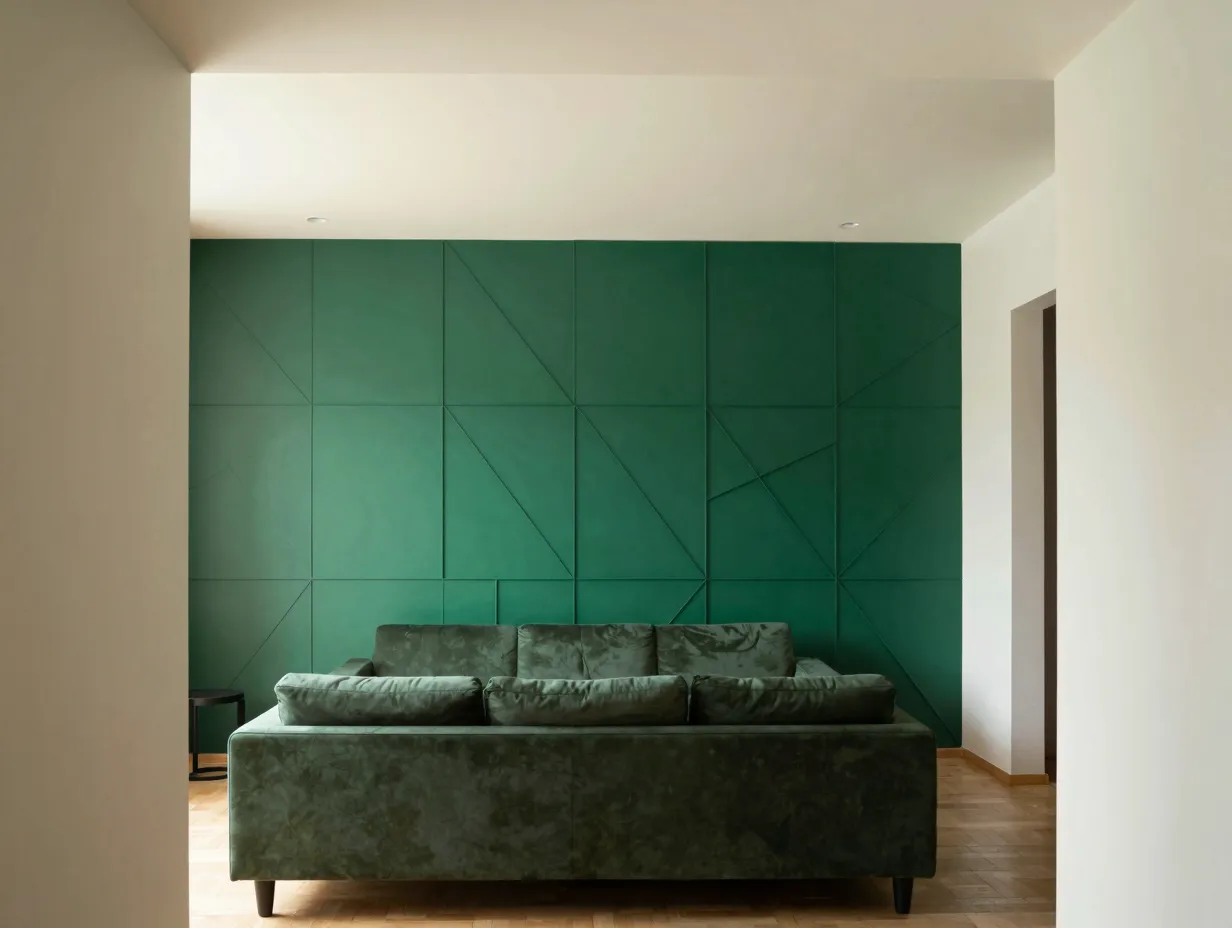 Accent wall panels for strategic focal points