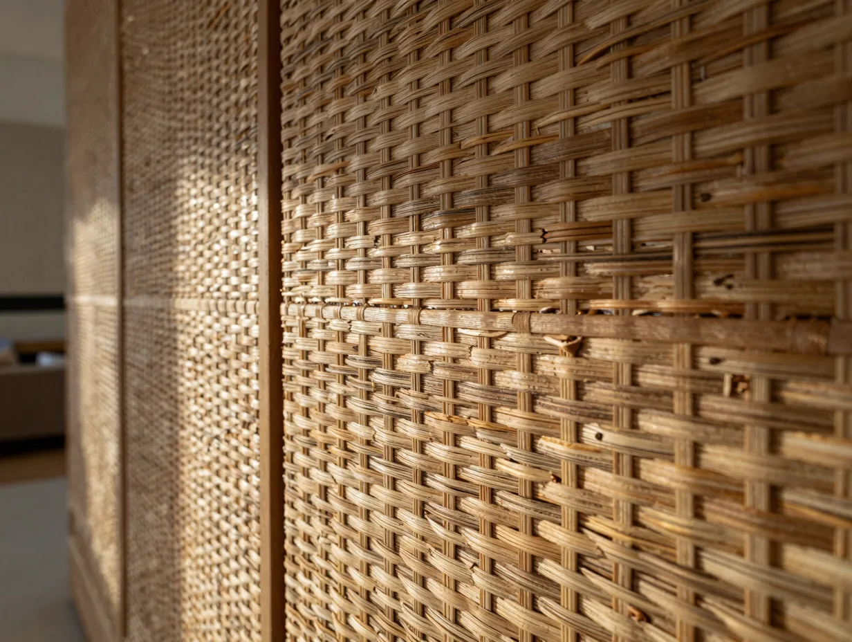 Textured panels for tactile depth and acoustic comfort