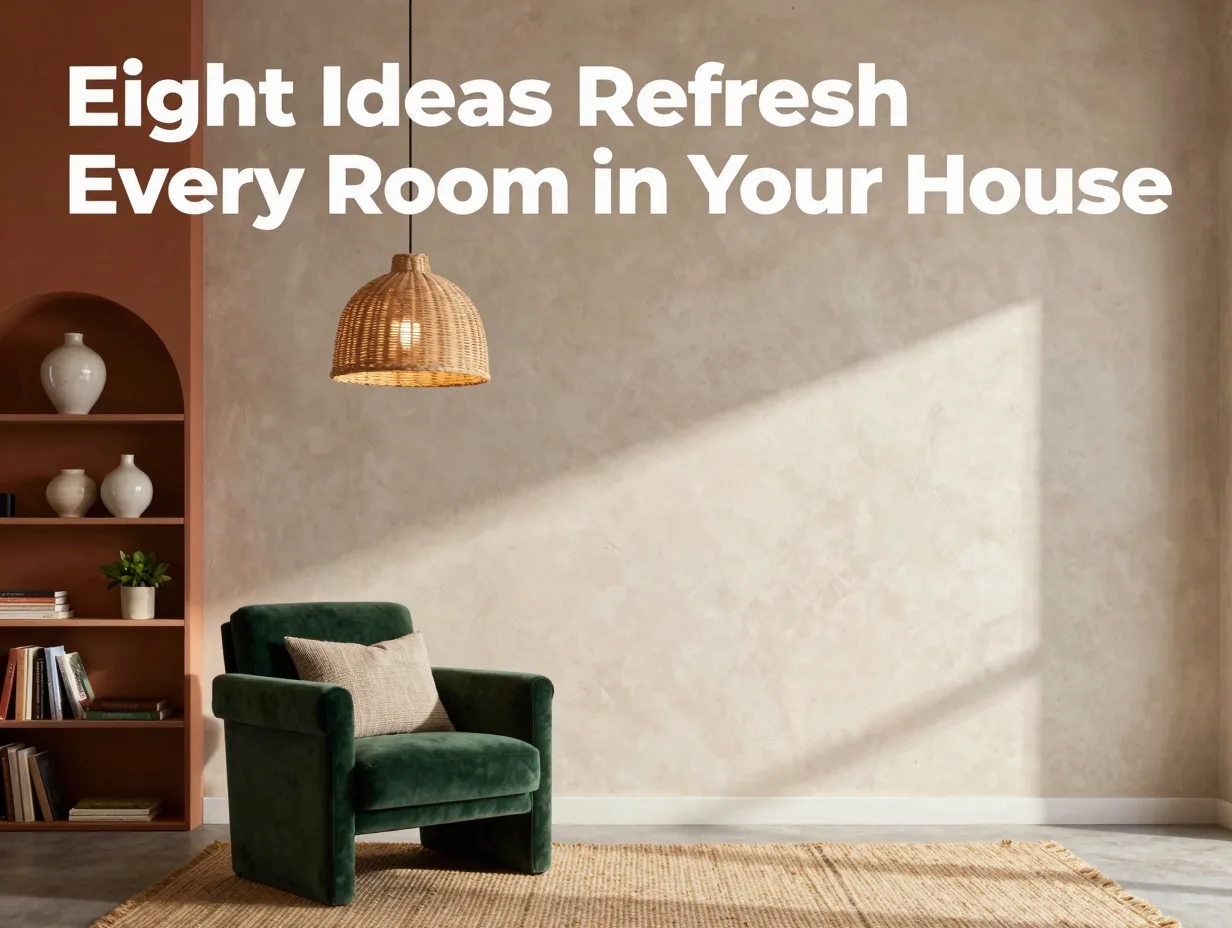 Eight ideas refresh every room in your house