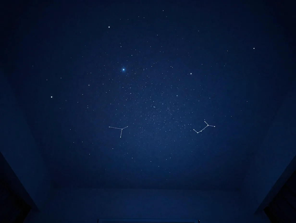 Starry night ceiling