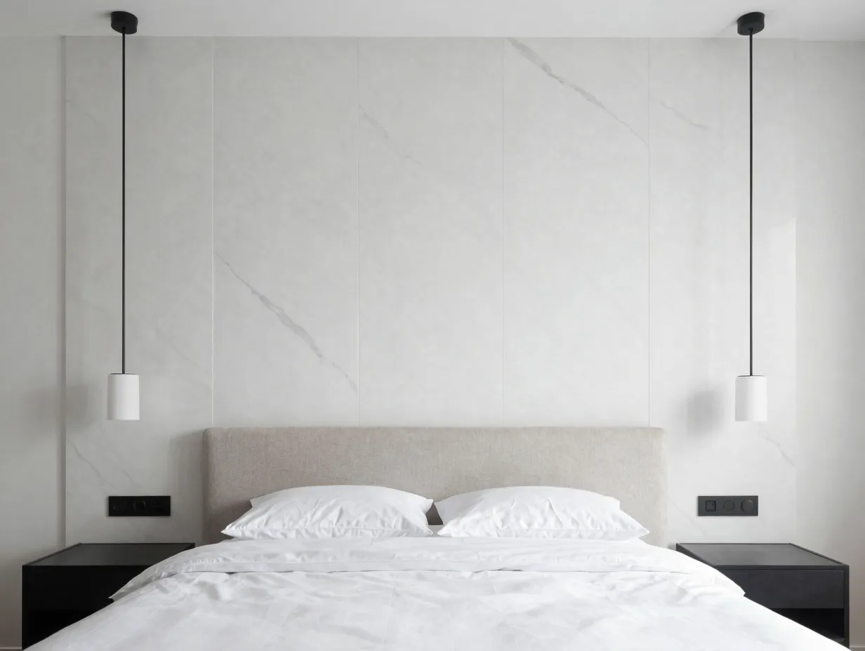 Marble effect pvc panels for quiet luxury