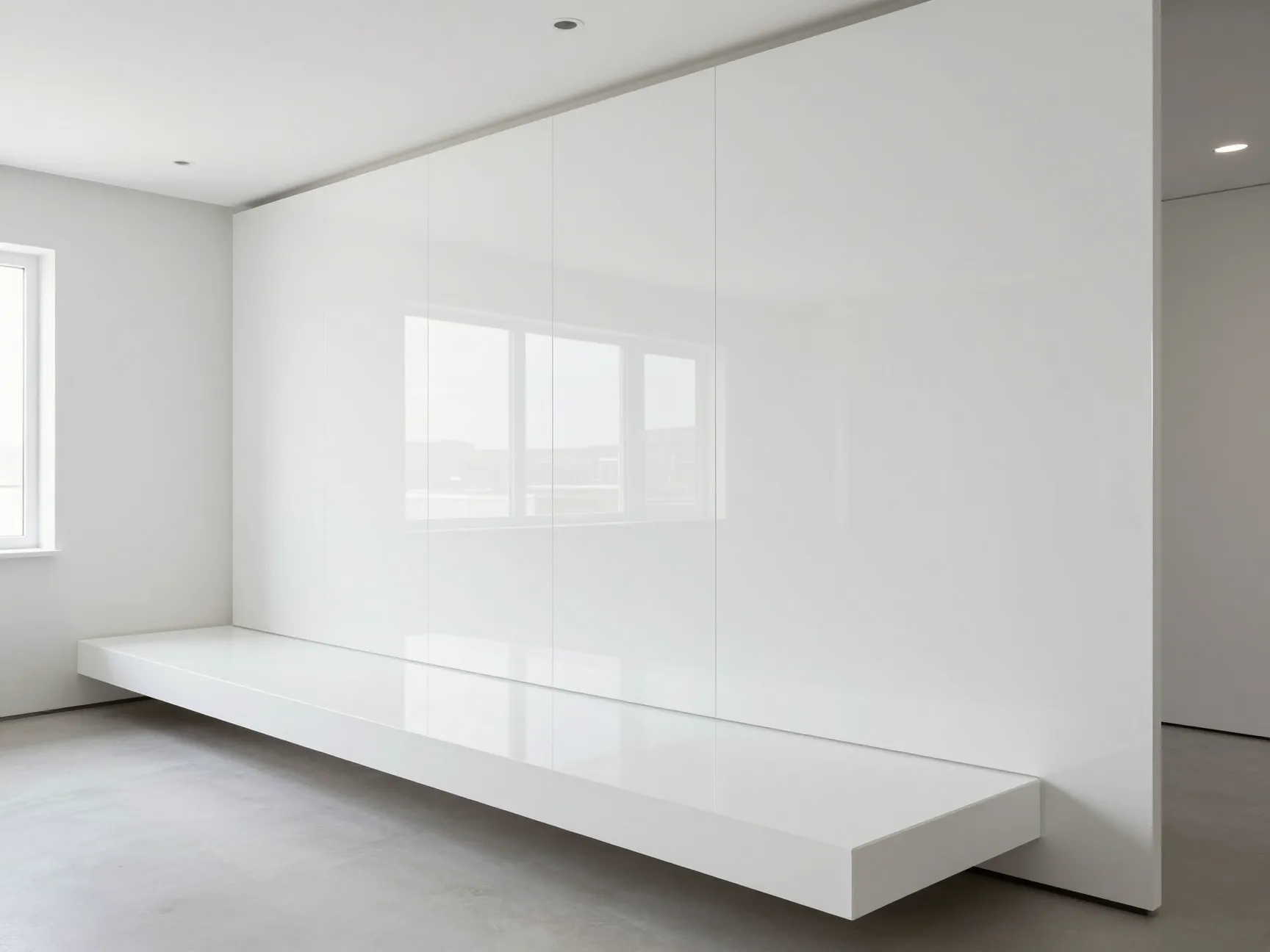 High gloss pvc panels for a sleek contemporary finish