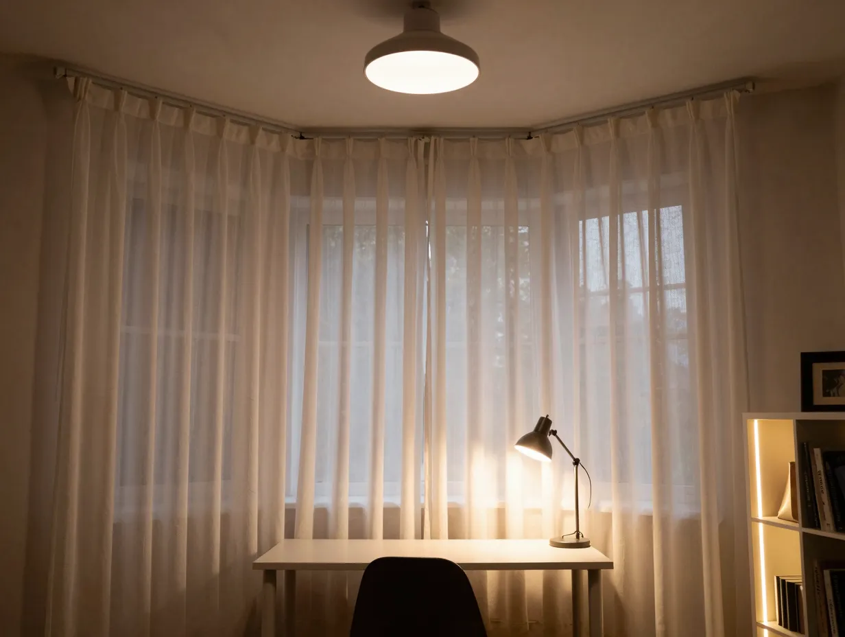 Layer lighting and maximize natural light
