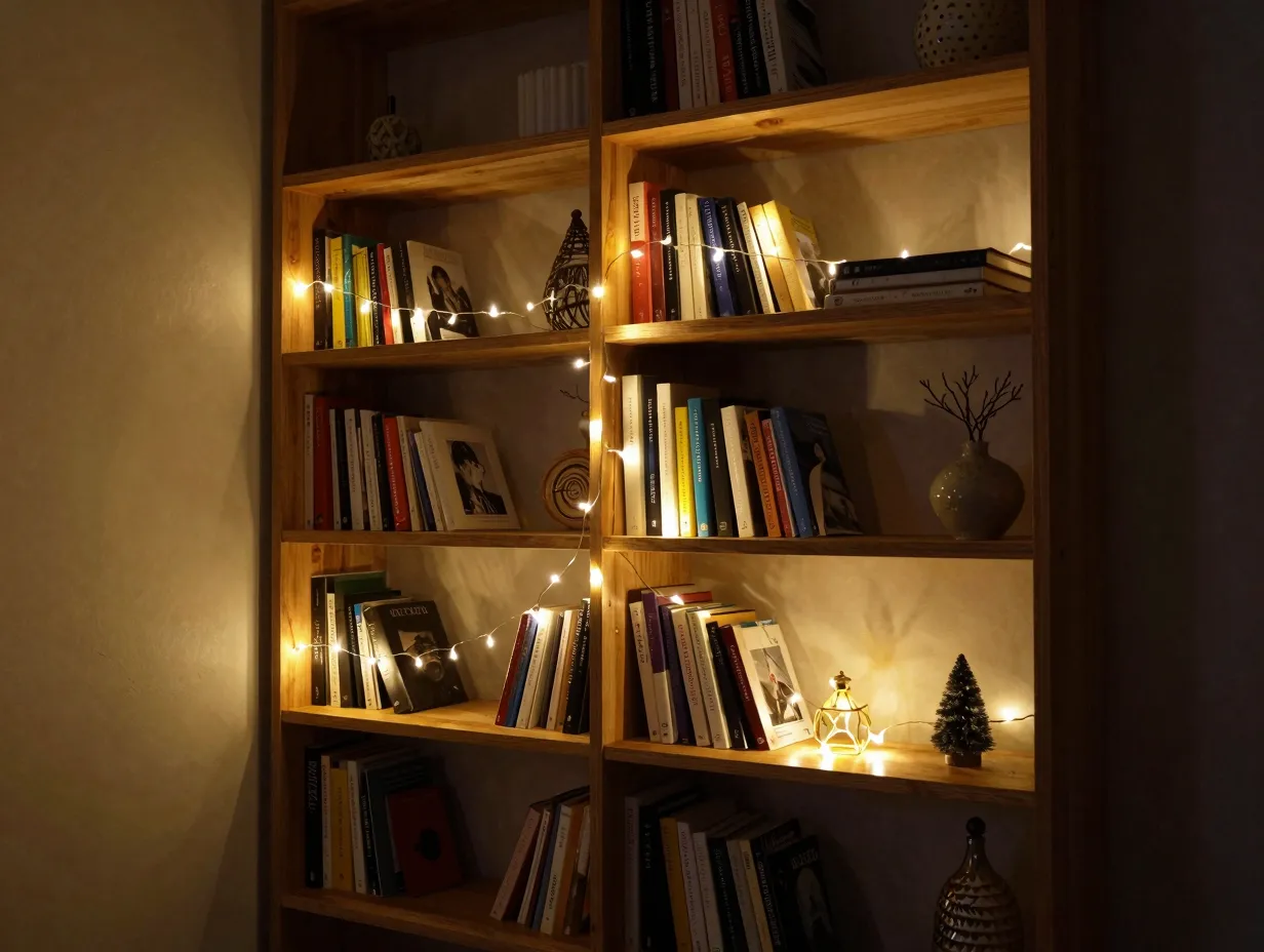 Fairy lights as ambient architecture