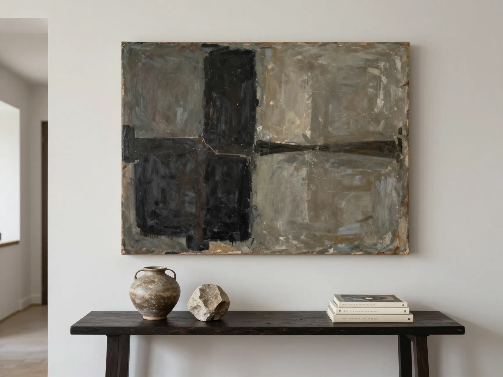 Curated art and decorative objects