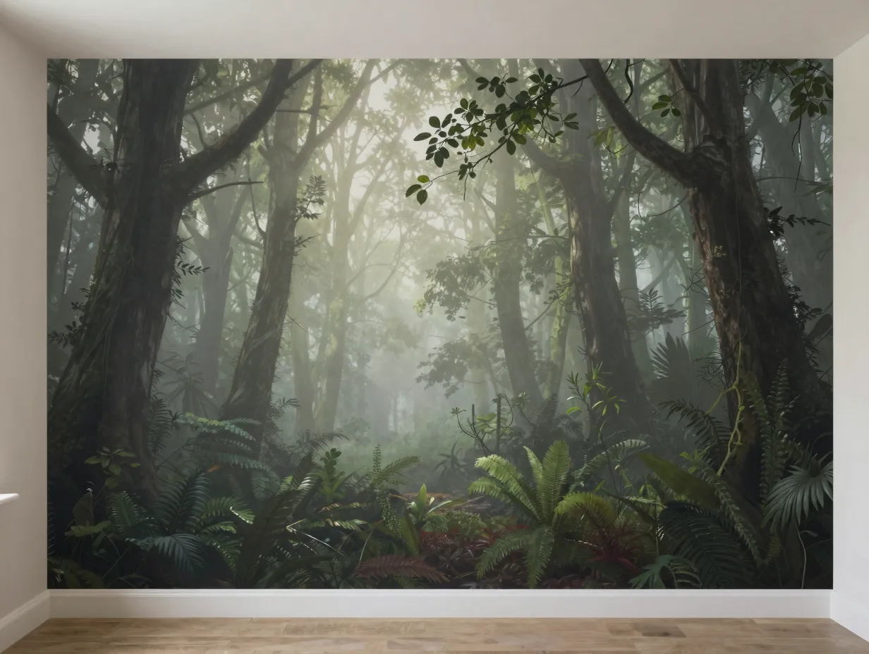 Nature inspired wall murals