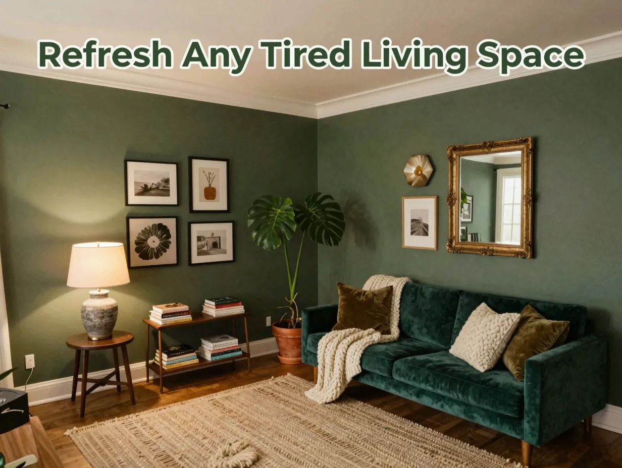 Refresh any tired living space