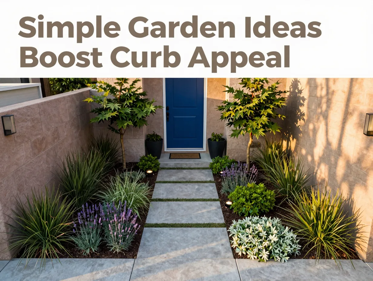 Simple garden ideas boost curb appeal