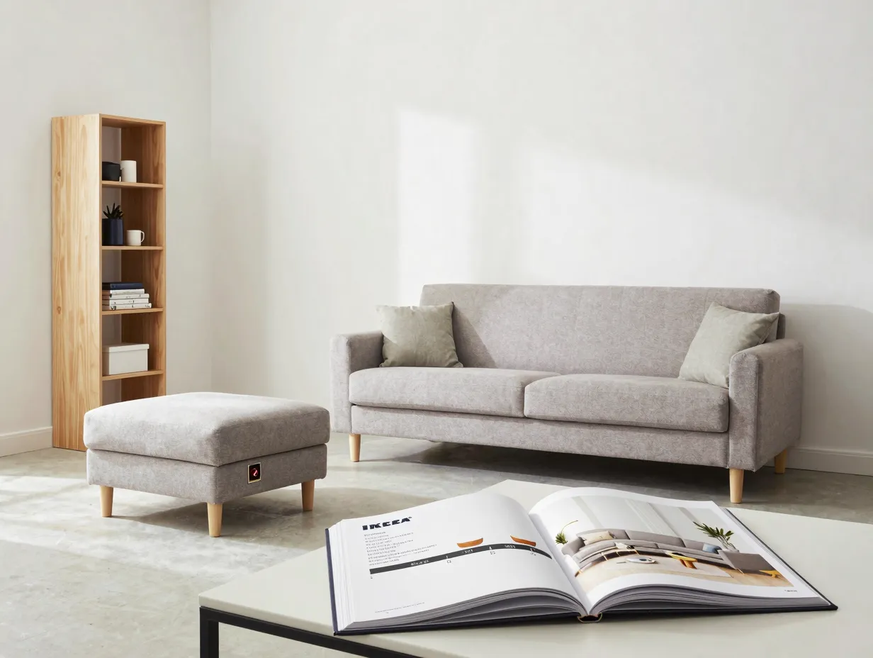 Furniture retailer lookbooks and room setups
