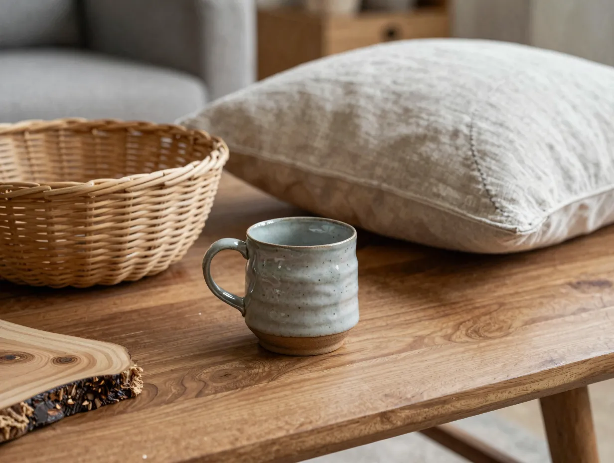 Incorporate handmade and artisanal pieces for soul