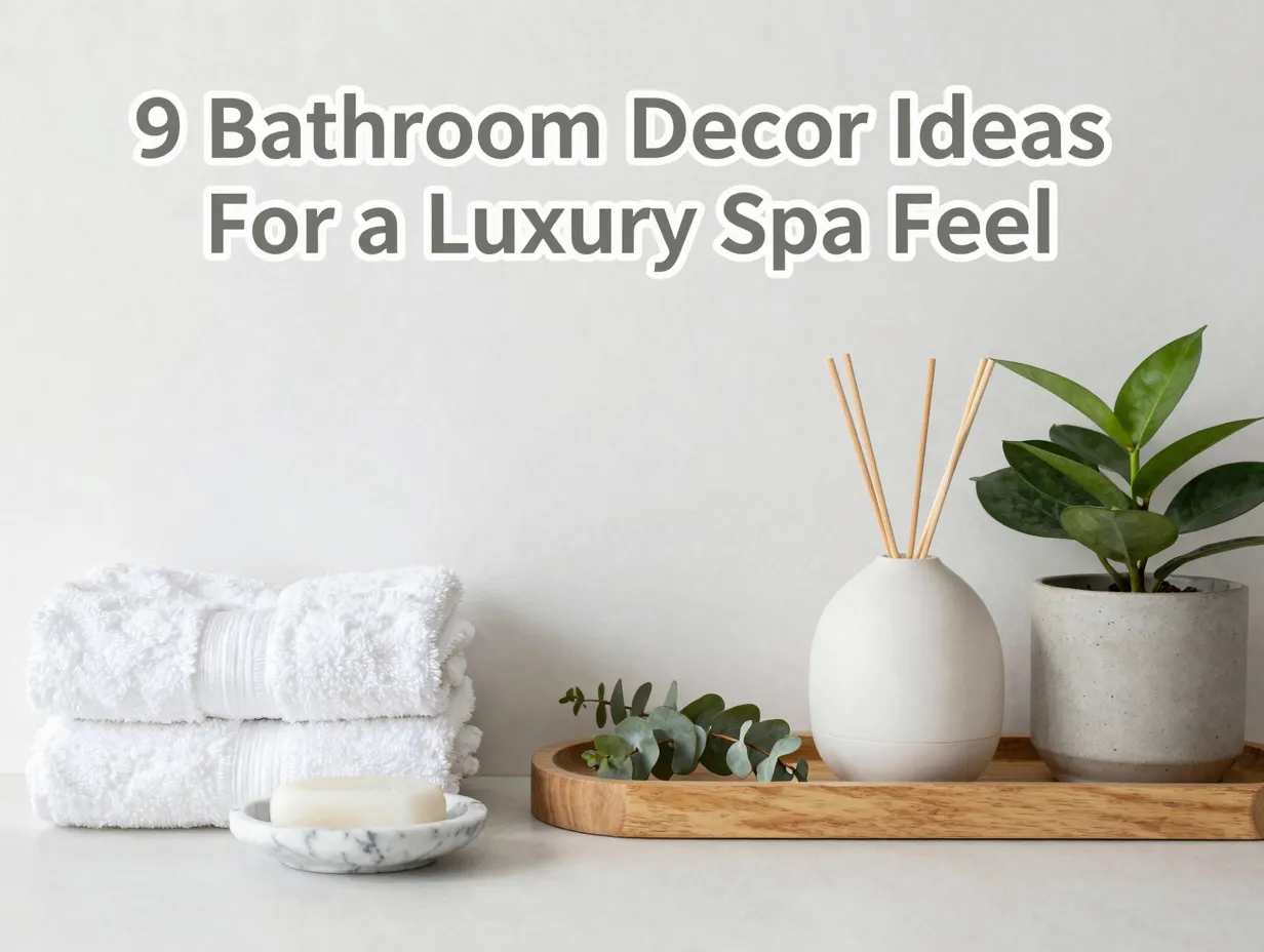 9 bathroom decor ideas for a luxury spa feel