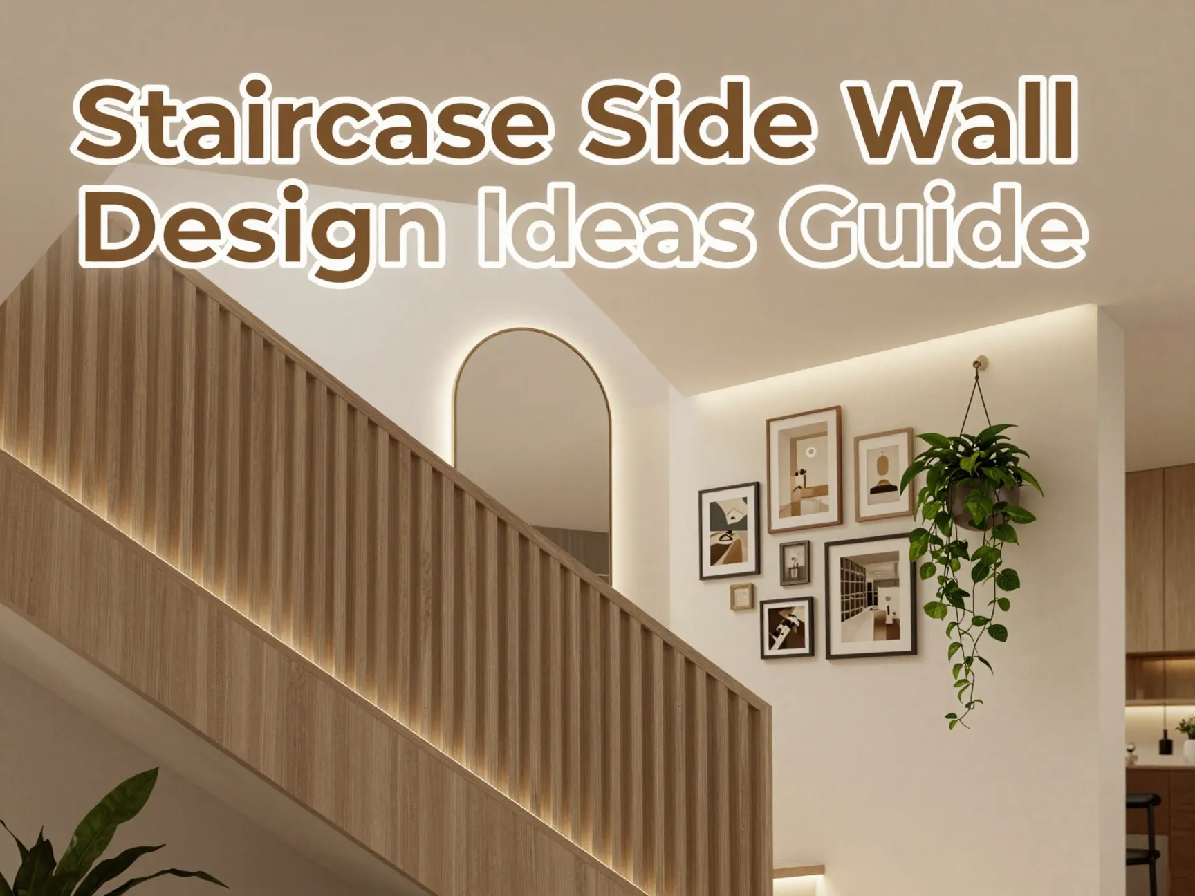 Staircase side wall design ideas guide