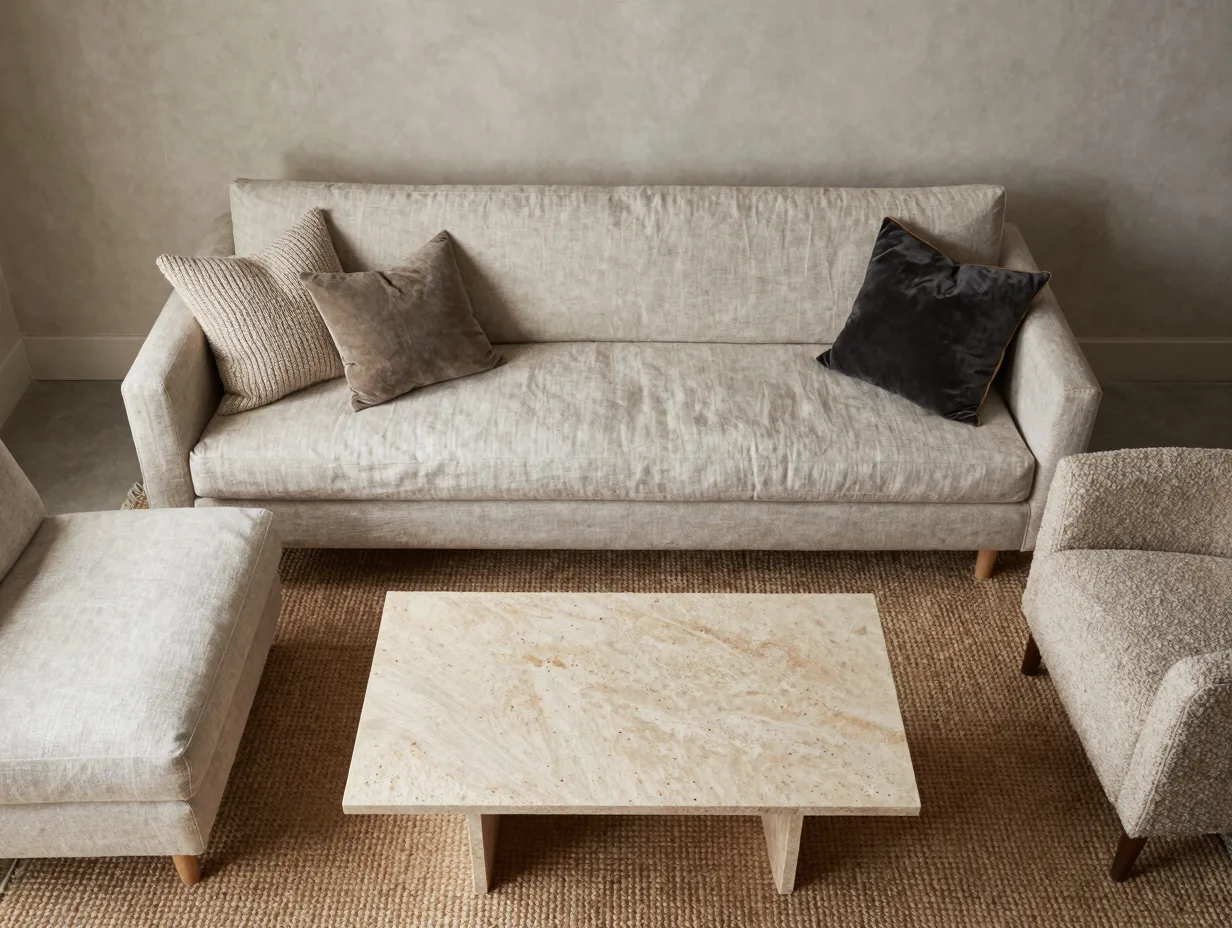 Layer textures to create depth without clutter