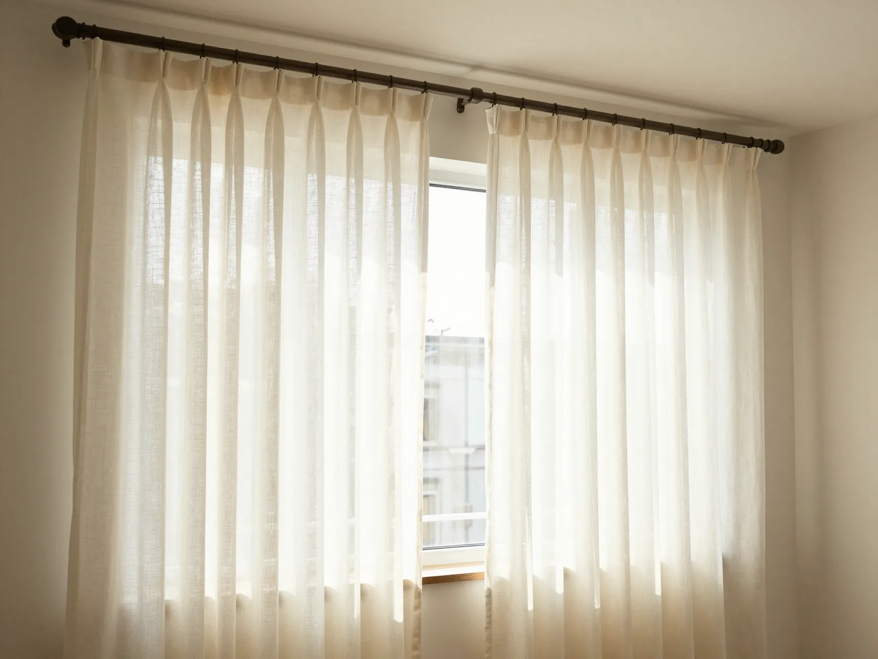 7 use sheer or higher hung curtains to balance light and coziness