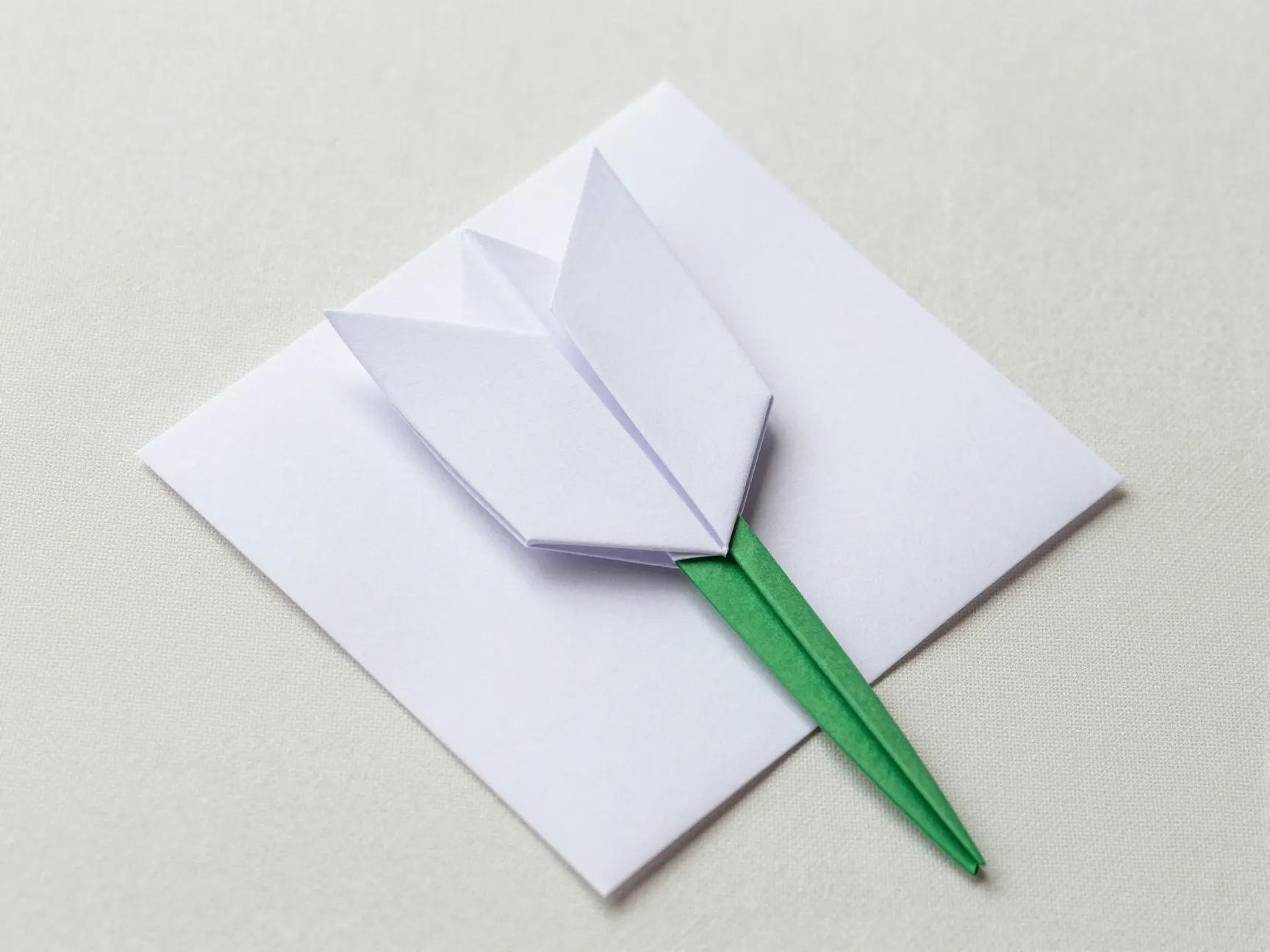 Origami tulip