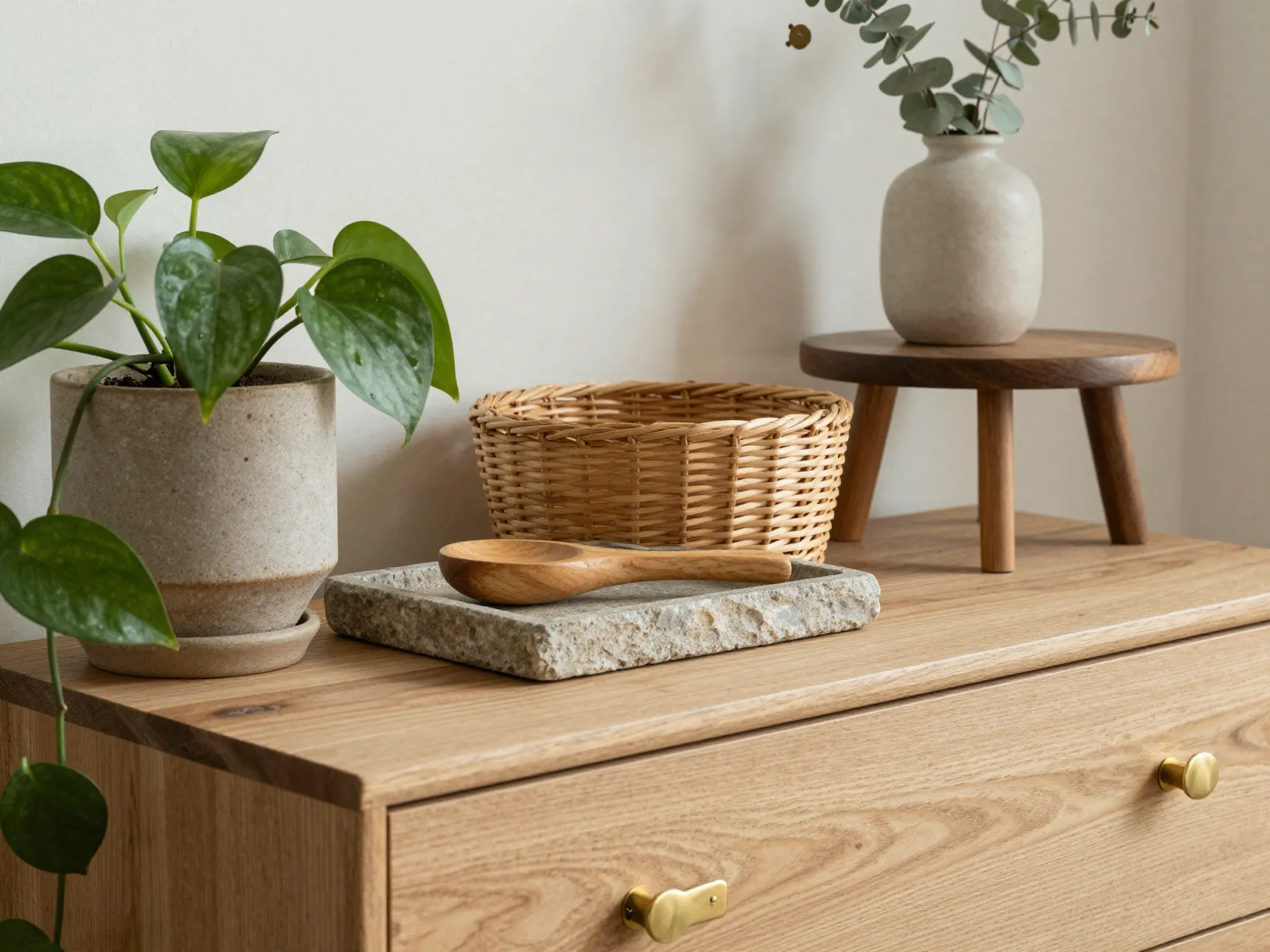 Bring in natural materials and biophilic elements