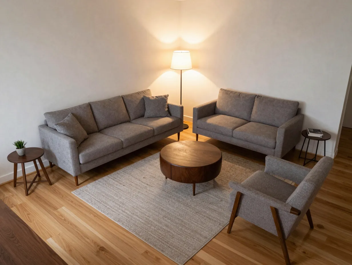 Create zones of intimacy within the room