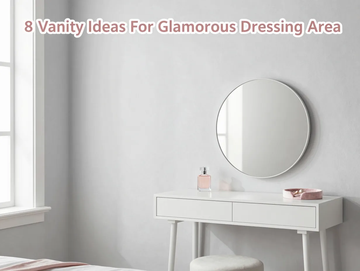 8 vanity ideas for glamorous dressing area