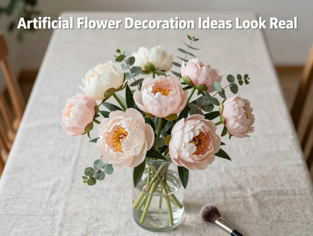 Artificial flower decoration ideas look real