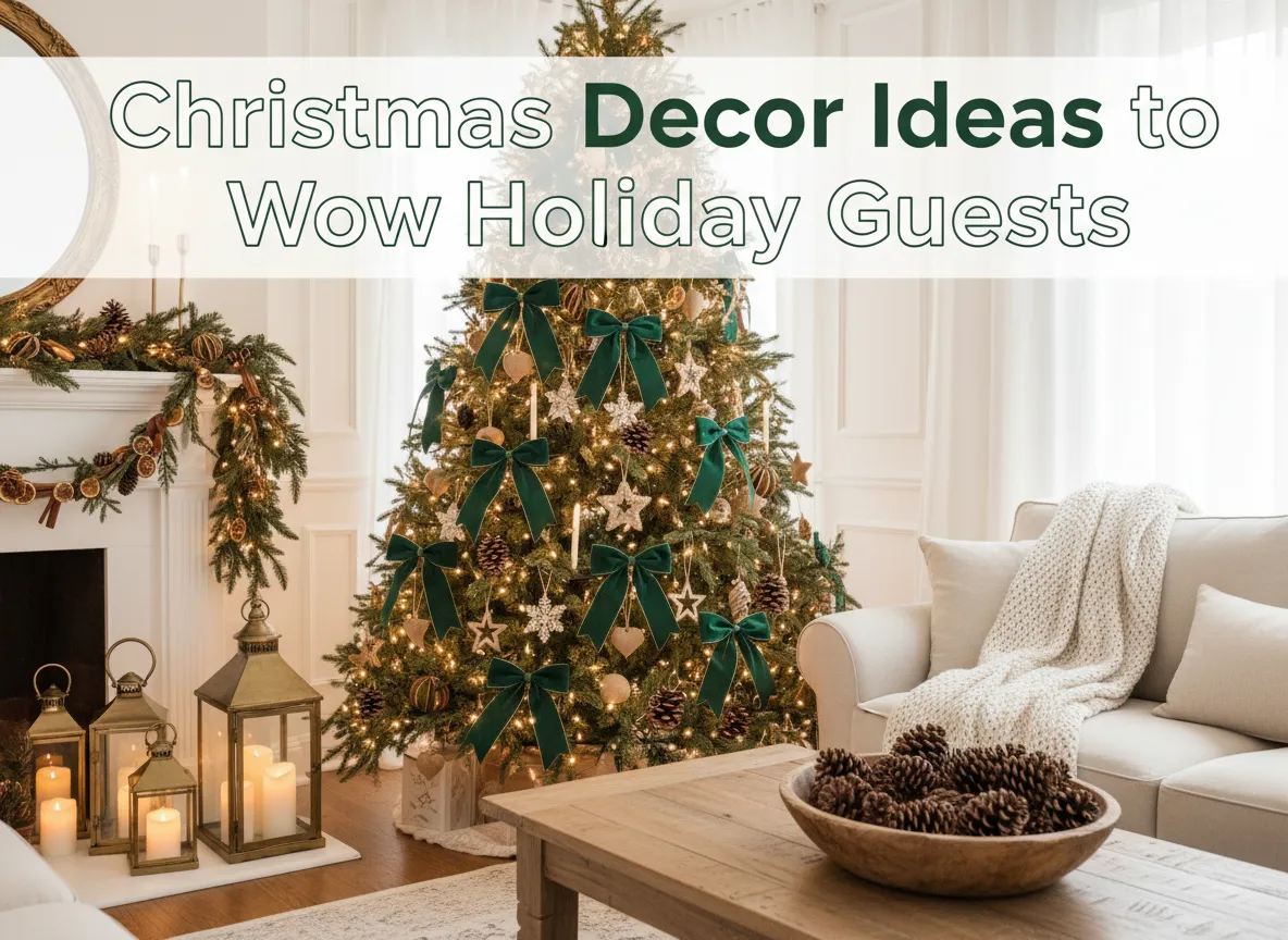 Christmas decor ideas to wow holiday guests