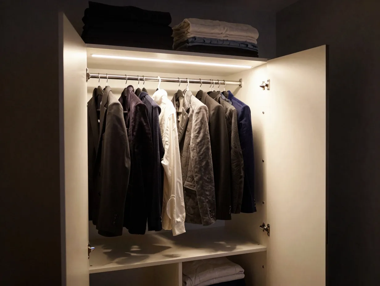 3 install interior wardrobe lighting