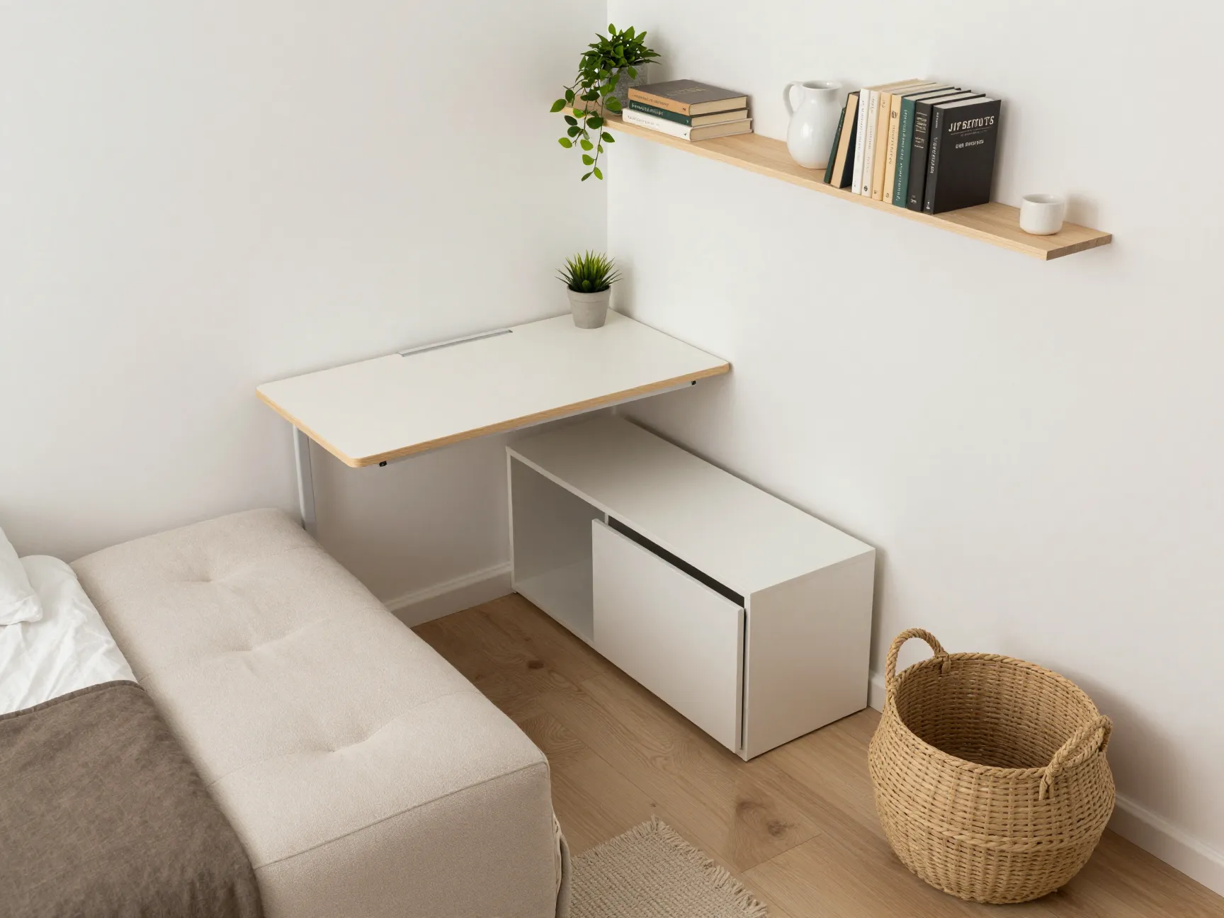 5 use smart storage to keep the space feeling open