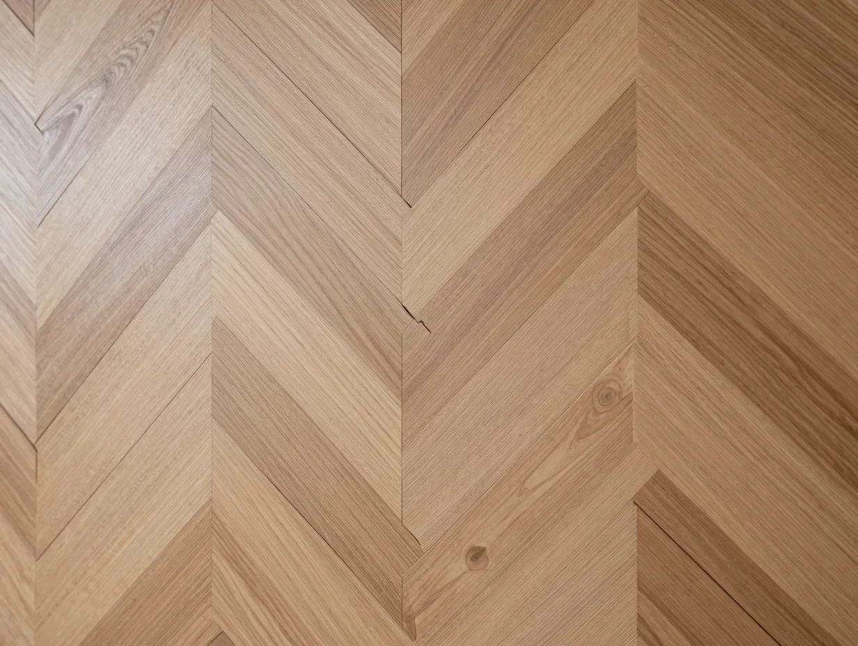 7 geometric wood panel installations