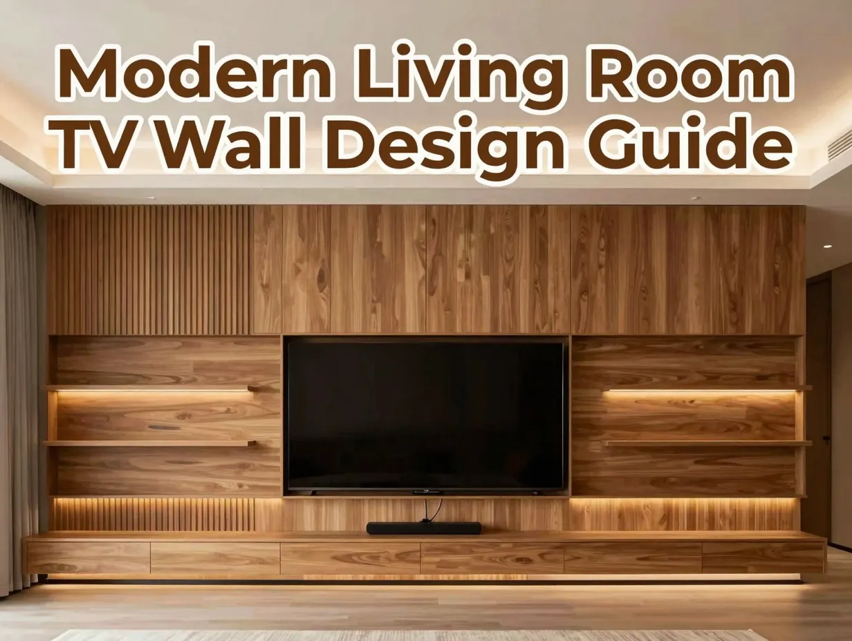 Modern living room tv wall design guide