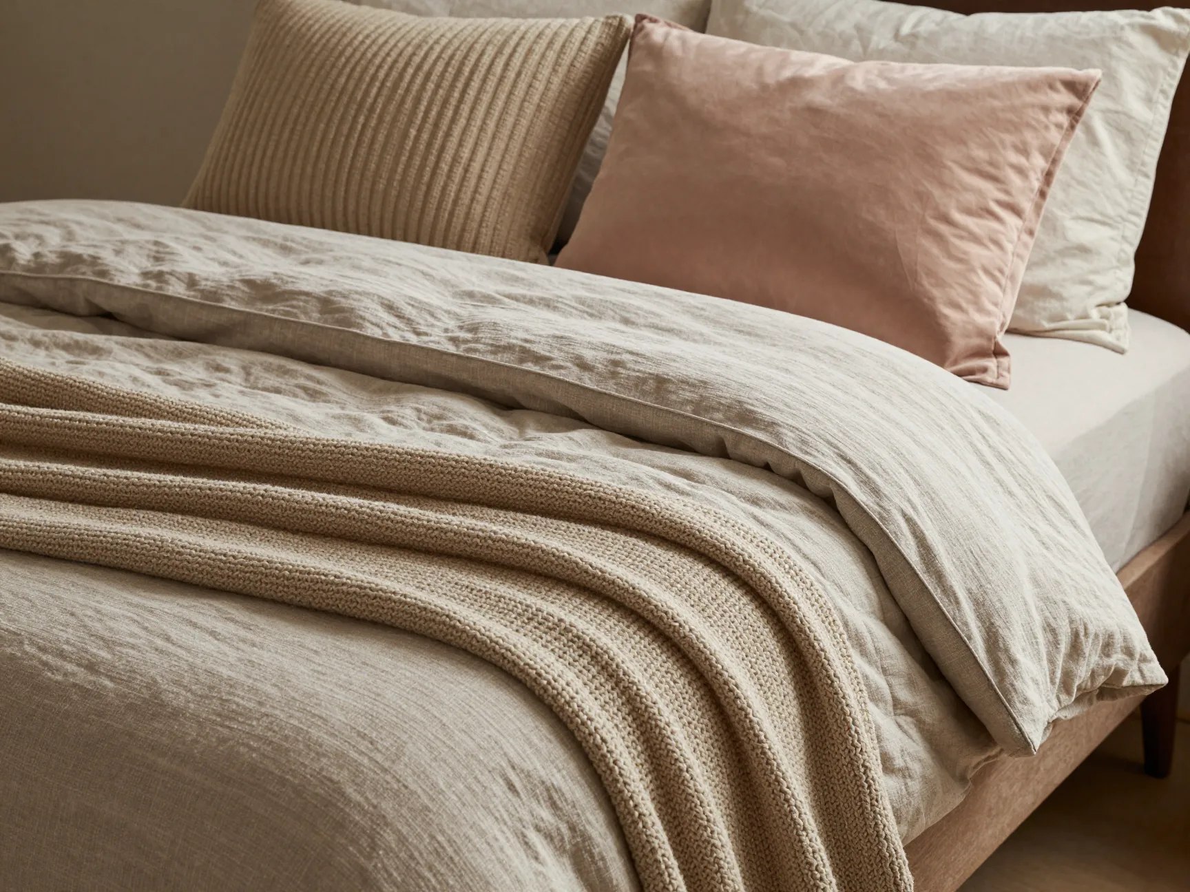 Invest in texture rich layered bedding