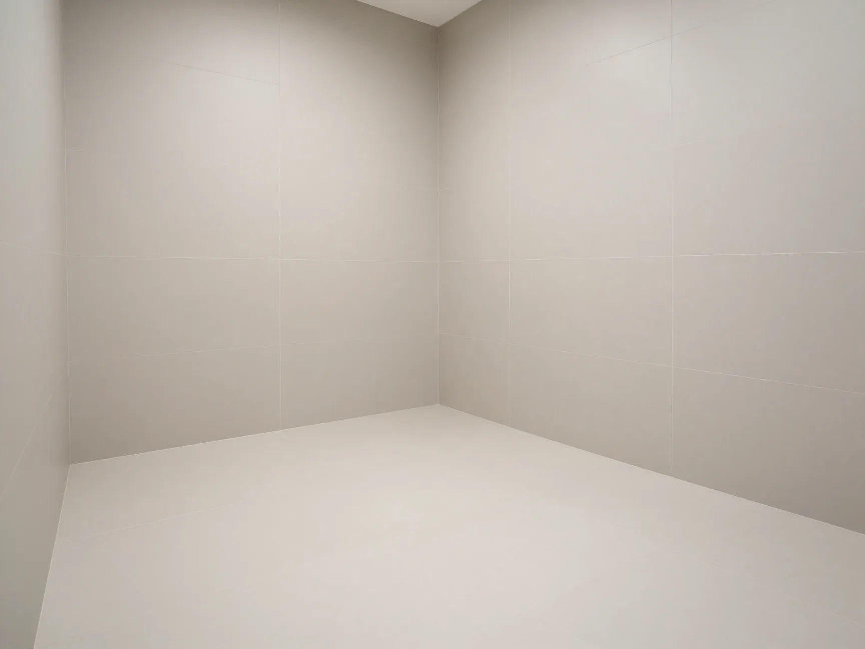 Use large format tile strategically to expand visual space