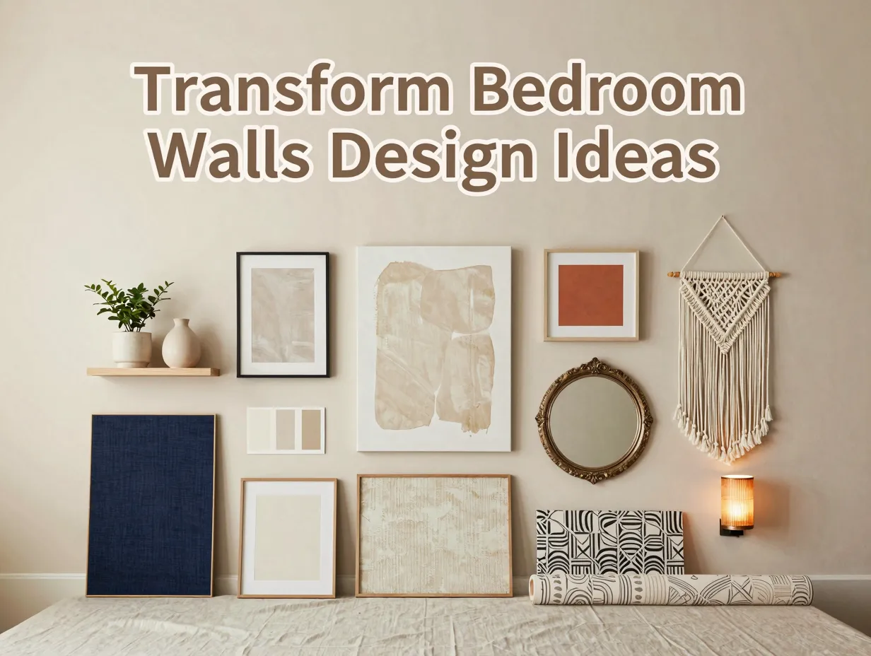 Transform bedroom walls design ideas