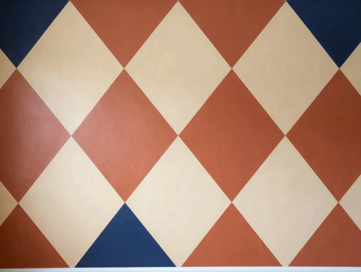 3 geometric color blocked designs