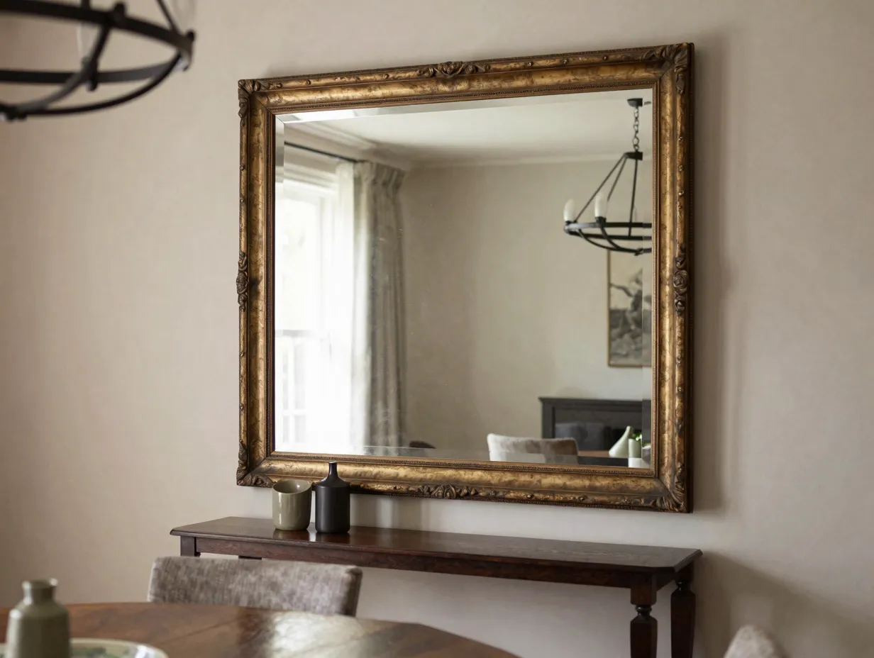 Mirrors and reflective surfaces