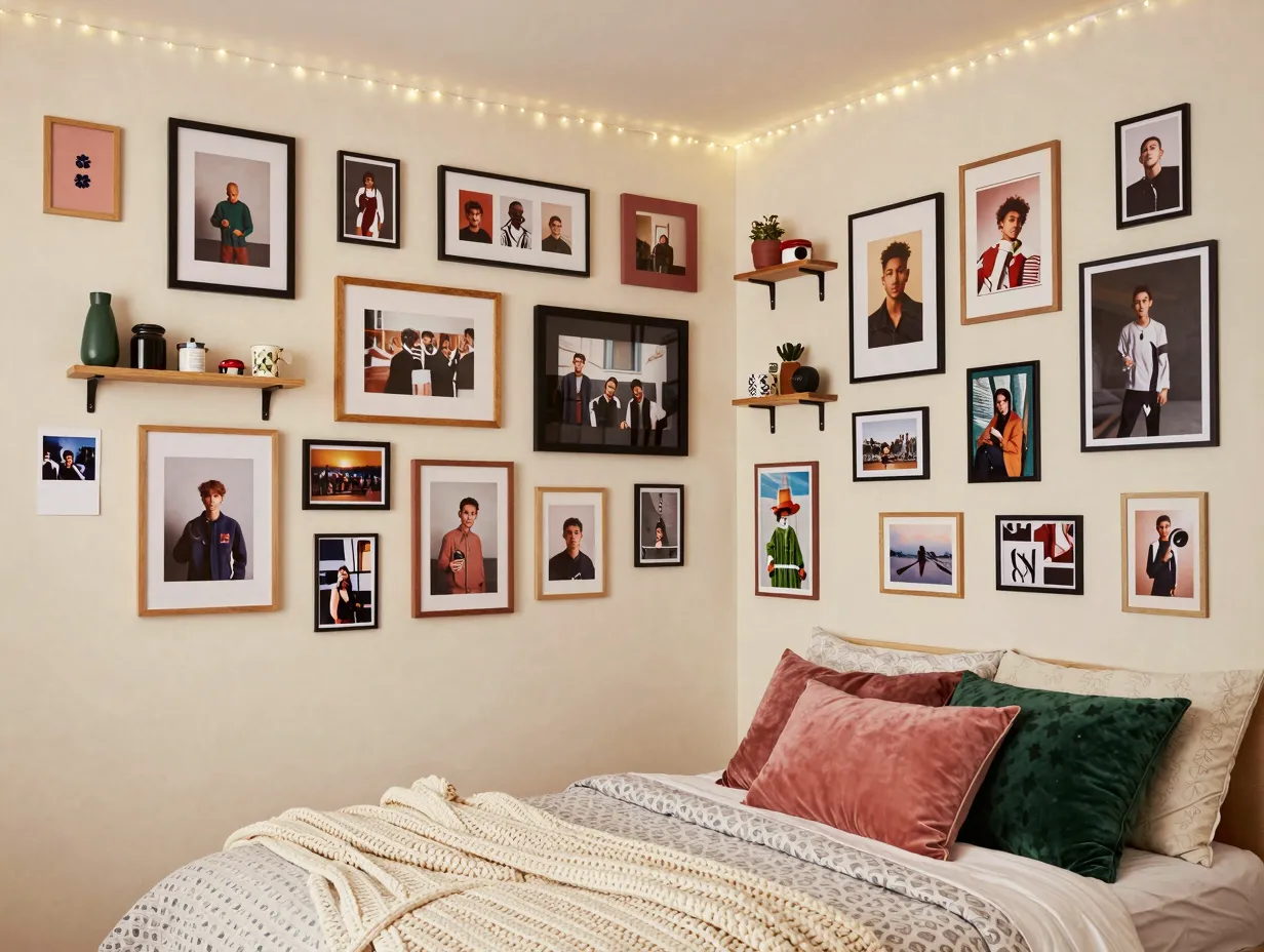 The maximalist gallery wall room
