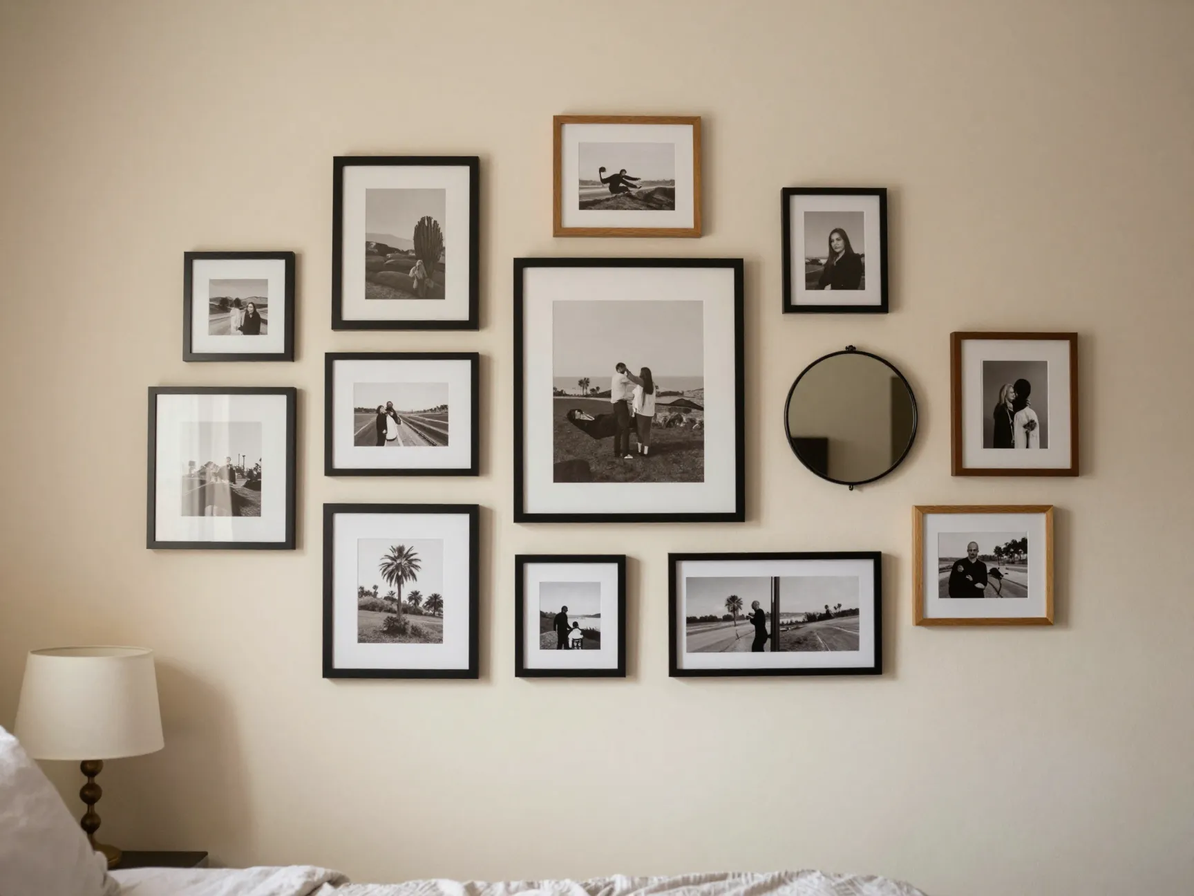 2 curated gallery walls