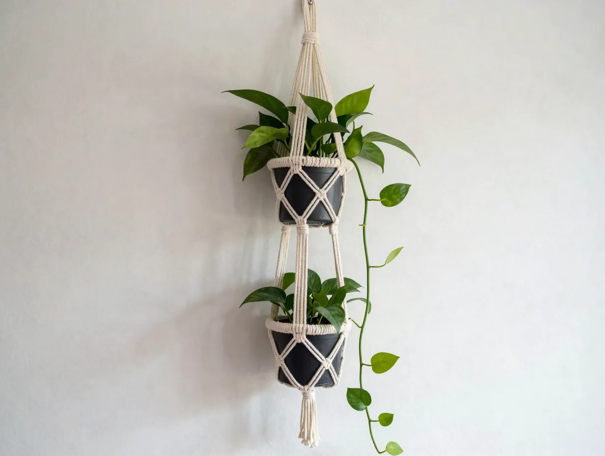 The double pot stacked hanger