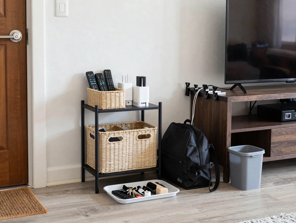 Organize strategically to reduce visual clutter