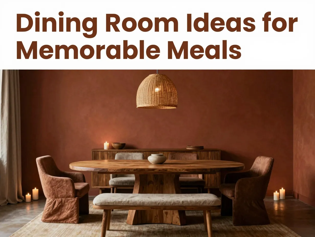 Dining room ideas for memorable meals