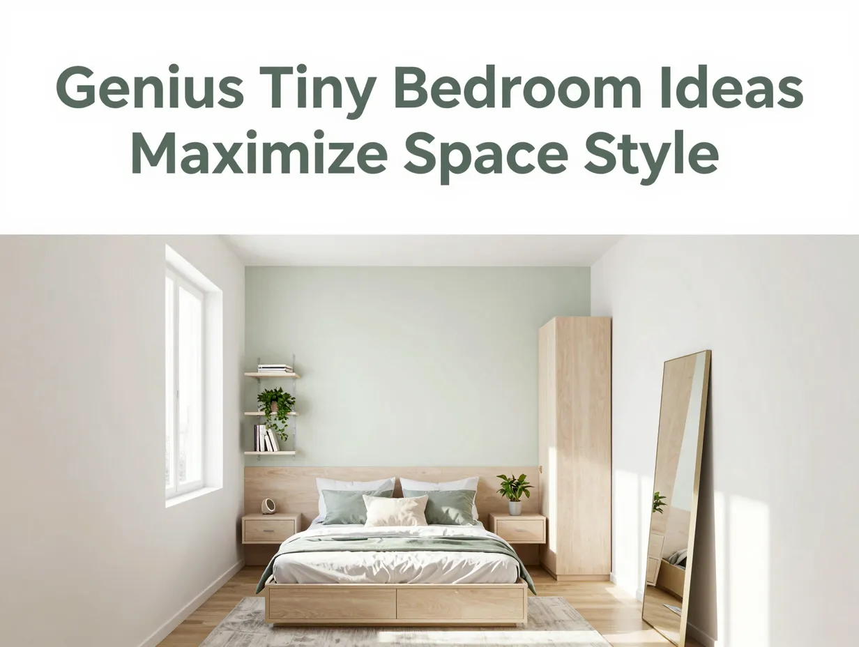 Genius tiny bedroom ideas maximize space style