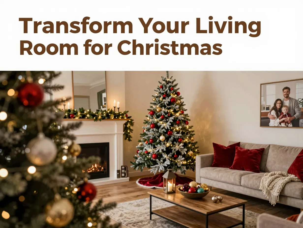 Transform your living room for christmas